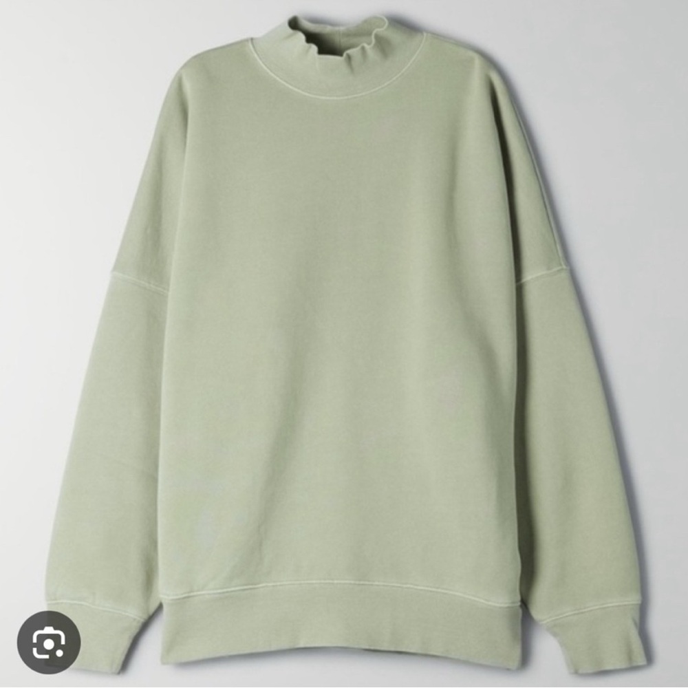 TNA COZYAF FLEECE Sage Green Sweatshirt